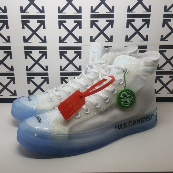 Salvaje los padres de crianza Pensativo virgil abloh x converse chuck ...